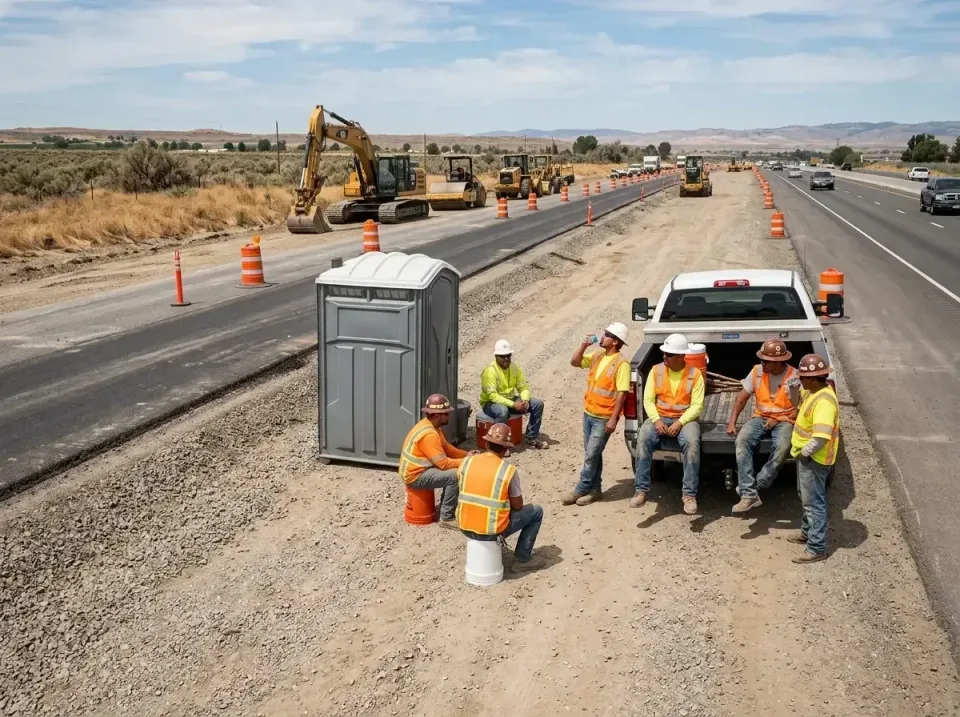 highway-road-construction-crew-007 — frequently asked questions, Porta Potty and Restroom Rentals in Le Roy, IL